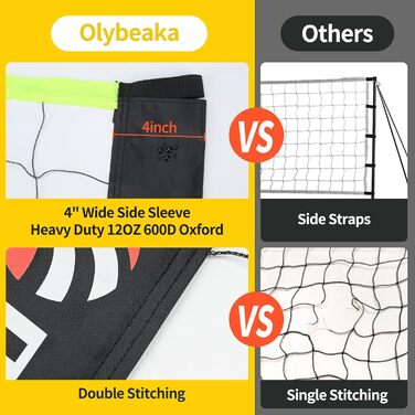 Волейбольний набір для вулиці Schwarz: регульована висота, сумка, розмітка, полегшений монтаж