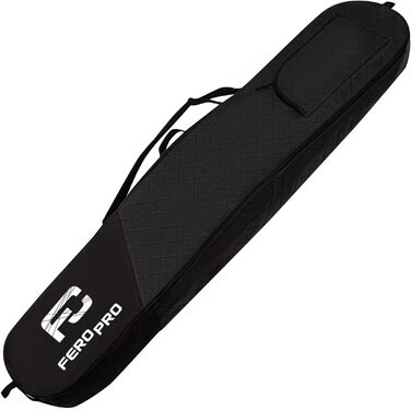 Чохол для сноуборда преміум-класу, 170 см, чорний, з водонепроникного поліестеру, з ручкою та плечовим ременем