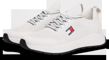 Футболка Tommy Jeans Runner Knitted чоловіча, білий/бежевий, 43 EU