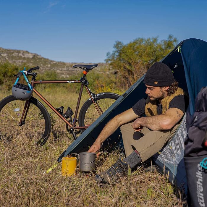 Намет Naturehike Ultraleicht 1-2 особи для кемпінгу, водонепроникний, вітрозахисний, купольний - Navy (1 особа)