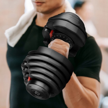 Регульовані чавунні гантелі 4FIZJO 1 x 40 кг