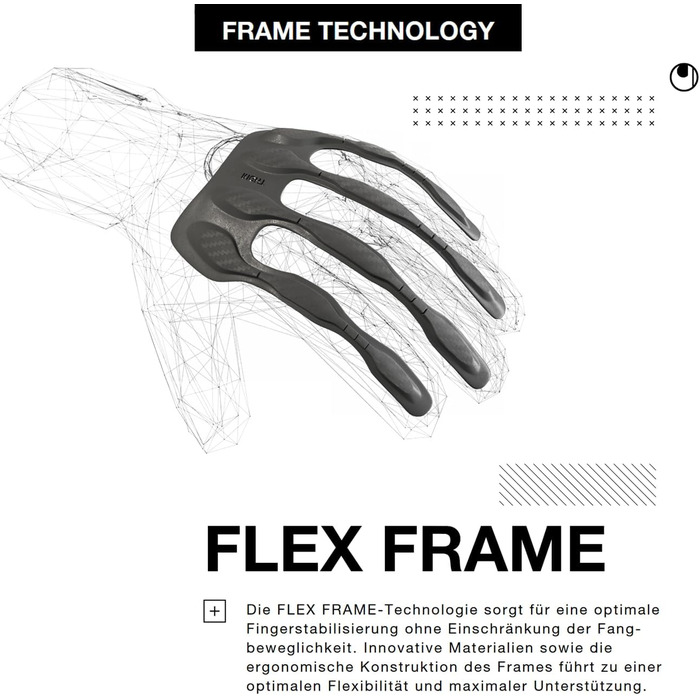 Воротарські рукавички Uhlsport Supersoft HN Flex Frame для дітей та дорослих, чорні/жовті, розмір 7