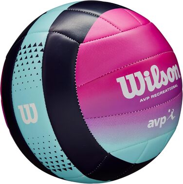 Волейбольний м'яч WILSON Oasis, офіційний розмір, для вулиці, синьо-фіолетовий