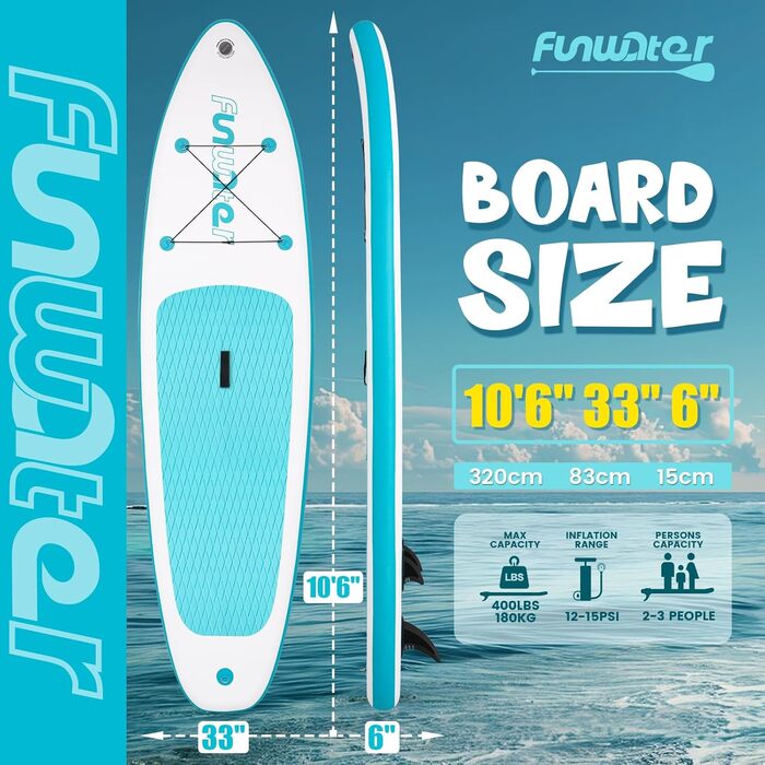SUP дошка FunWater надувна 10'6