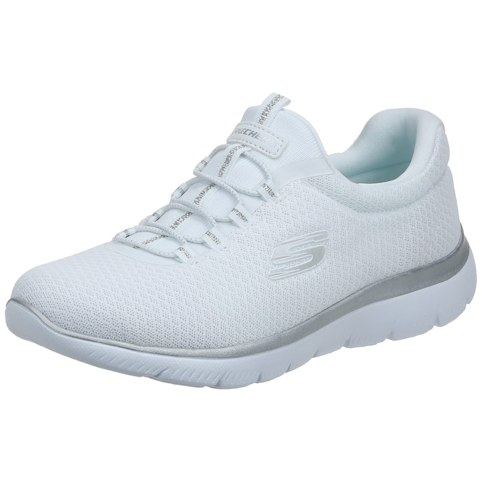Кросівки жіночі Skechers Summits White/Silver (39 EU) - Дихаюча сітка
