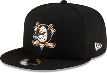 Кепка New Era NHL Eishockey Cap для вболівальників Anaheim Ducks, регульована, 9Fifty, Snapback, логотип команди, прямий козирок