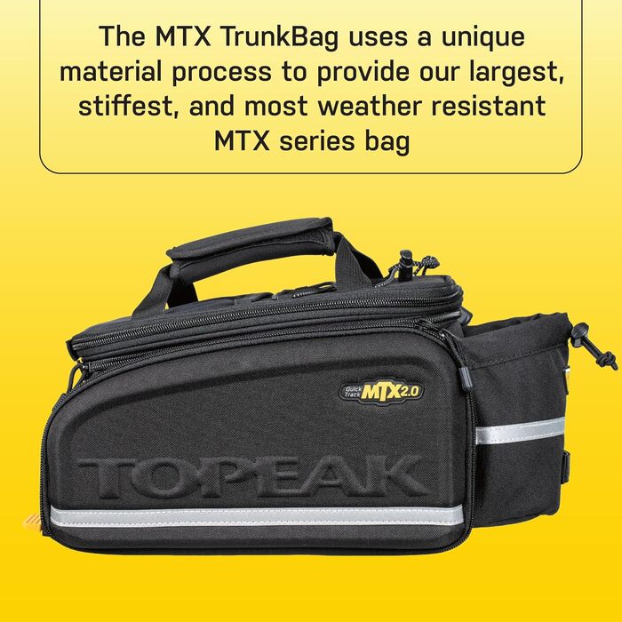 Сумка на багажник TOPEAK MTX Trunk Bag DX, 12,3 л, 36x25x29 см, велосипедна
