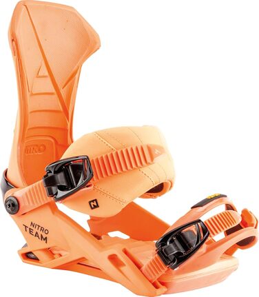 Кріплення для сноуборду Nitro Team Bdg'19: високоякісні, універсальні для фрірайду, фристайлу та карвінгу, оранжевого кольору