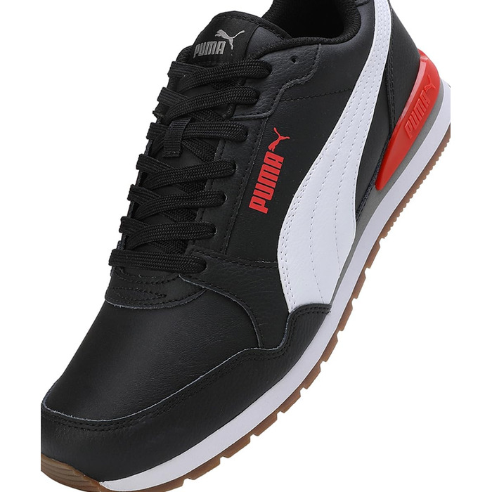 Кросівки PUMA St Runner V3 Nl, унісекс, чорно-біло-червоні (42 EU)