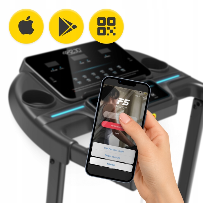 Електрична бігова доріжка 4FIZJO MY-SPEED до 90 кг