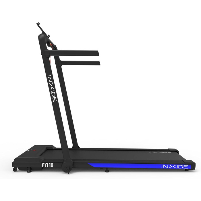 Bodytone Klappване бігове полотно з Bluetooth, сумісне з FitShow та Zwift, швидкість до 10 км/год, динамік, модель FIT10 Inxide