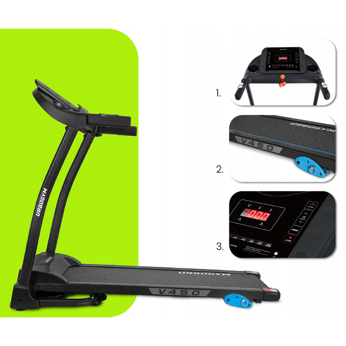 Електрична бігова доріжка Urbogym V450 (до 120 кг)