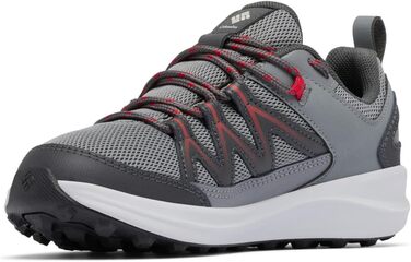 Трекінгові черевики Columbia Peakfreak Rush WP для дітей, унісекс, 33 EU, сірий, червоний, сталевий