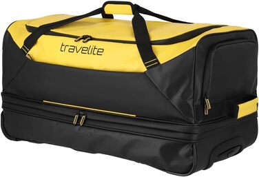 Дорожня сумка на колесах Travelite Basics, водовідштовхувальний матеріал, м'який чемодан з розширенням, 70 см, 98-119 л