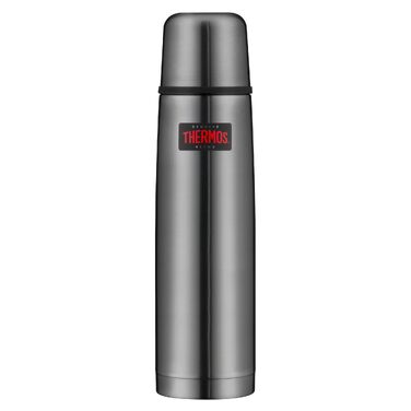 Термос Thermos Light & Compact для напоїв, 1.0 л, сірий (Stone Grey), сталь