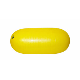 Гімнастичний ролик-подушка Cando Pill Ball, жовтий, 40×90 см — моторика, фітнес, реабілітація