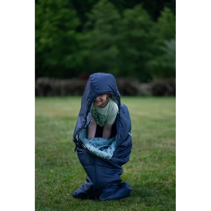 Дитячий спальний мішок Husky Mumienschlafsack Magic -15°C Lila 2024, 150-180 см, колір блакитно-ліловий