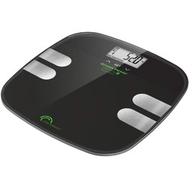 Ваги для людей LITTLE BALANCE 8230, загартоване скло, чорні