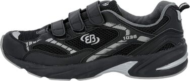 Кросівки для фітнесу Brütting Force V Unisex Біло-сині/Срібні (37 EU, Чорний/Сірий)