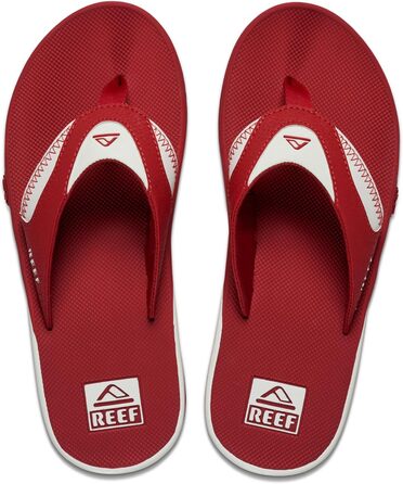Шльопанці Reef Fanning Pregame для чоловіків, 43 EU, червоно-білі