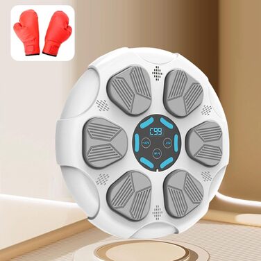 Електронна музична бокс-машина kowaku з LED-підсвіткою, Bluetooth, 9 режимами швидкості та рукавичками для дорослих і дітей, настінна