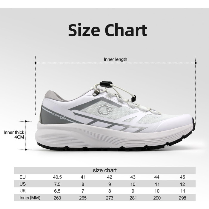 Чоловічі трекінгові кросівки Earthinglife для трейлраннінгу та хайкінгу. Водонепроникні, з антиковзною підошвою. Розмір 43 EU, чорний колір.