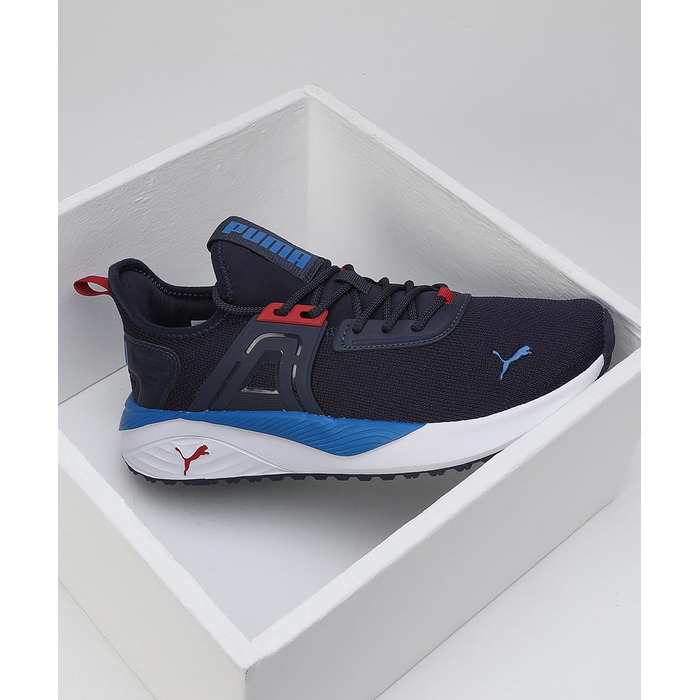 Кросівки PUMA Pacer 23 для жінок та чоловіків, 46 EU, чорний/червоний/королівський блакитний