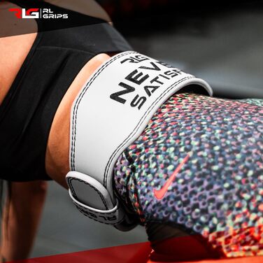 RL Grips® Шкіряний пояс для фітнесу і важкої атлетики – ортопедичний, з м’якою підтримкою попереку, для тренажерного залу, силових тренувань, пауерліфтингу