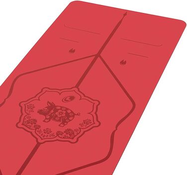 Йога-мат Liforme Zodiac New Year, екологічний, нековзний, з унікальною системою вирівнювання, біорозкладний