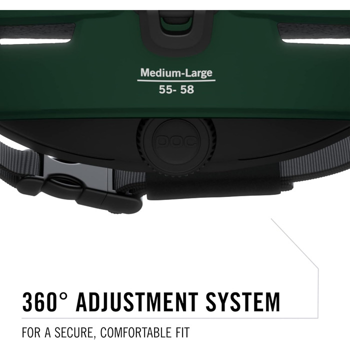 Велосипедний шолом POC Obex MIPS XS-S 51-54 см зелений матовий