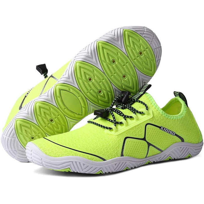 Водні черевики XIDISO для чоловіків та жінок, спортивні, сухі, для плавання, дайвінгу, серфінгу, йоги, пляжу, туризму. Колір: зелений