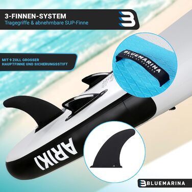 Дошка для SUP Ariki Bluemarina | 5 років гарантії - SUP дошка, Stand Up Paddle, дошка для серфінгу | 305x76x15cm, 325x86x15cm