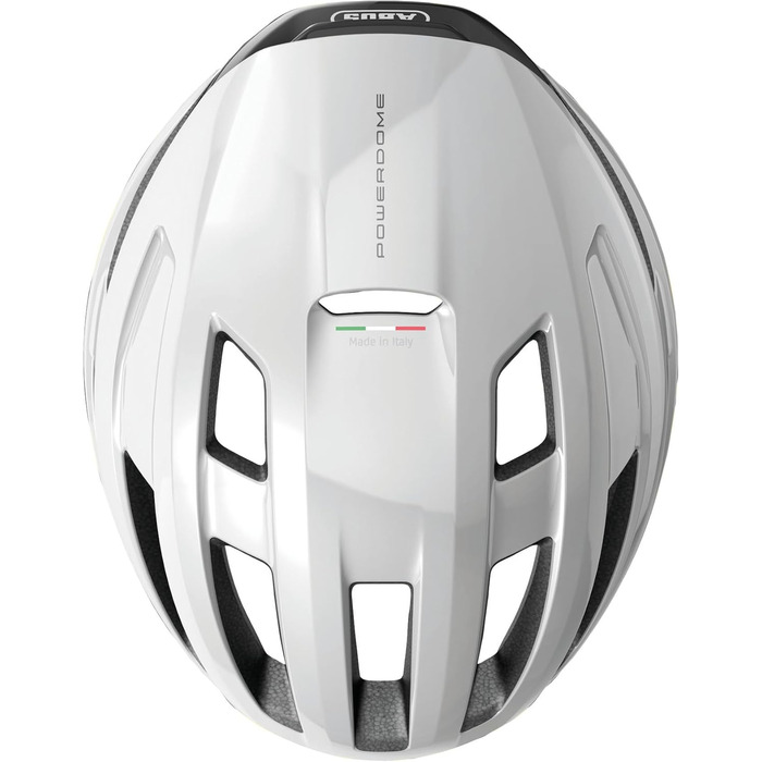 ABUS PowerDome MIPS шолом для велосипеда - легкий шолом з вентиляцією та захистом від ударів - Made in Italy - для жінок та чоловіків, білий (глянцевий білий), розмір S (51-55 см)