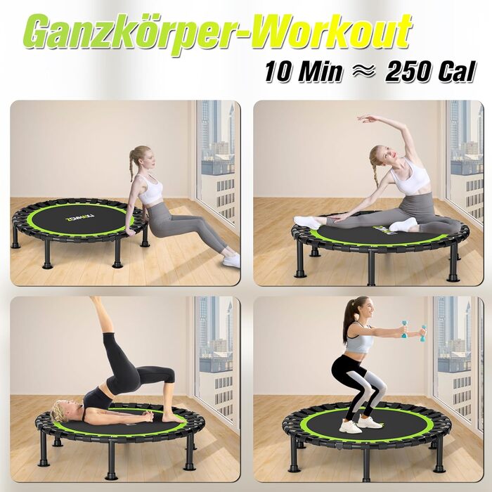 Міні-трамплін складний, 101,6 см, для дорослих та дітей, 204 кг, для занять фітнесом вдома, без ручки