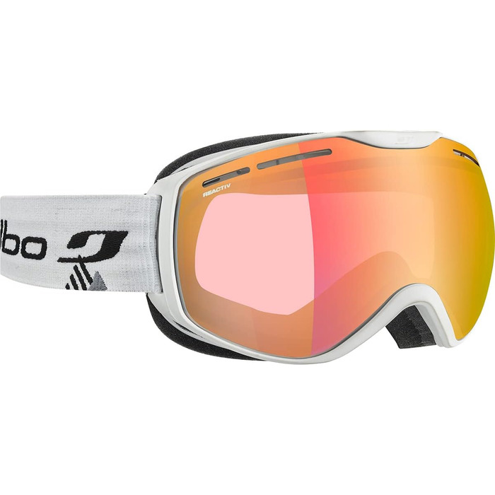 Лижна маска Julbo біло-сіра-чорна, розмір L+