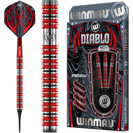 Дартси WINMAU Diablo Profi Softip вольфрамові з крилами та хвостовиками