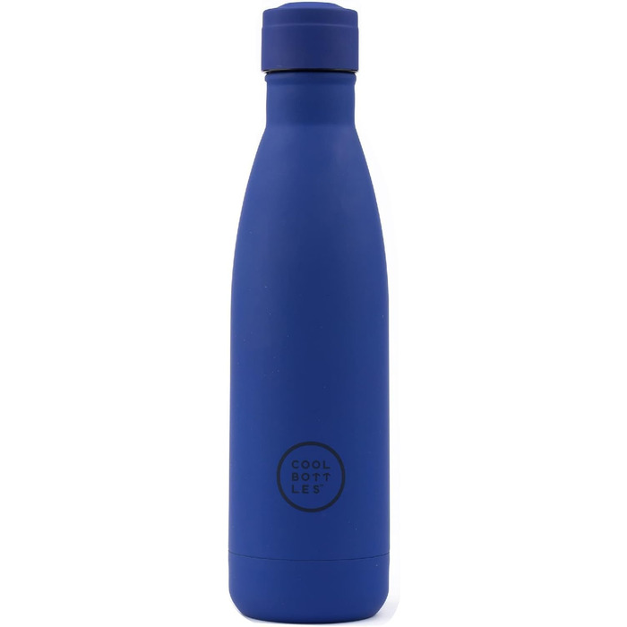Термос-пляшка з нержавіючої сталі Cool Bottles Vivid Blue 750 мл, тримає холод 36 годин, тепло 18 годин, BPA-free