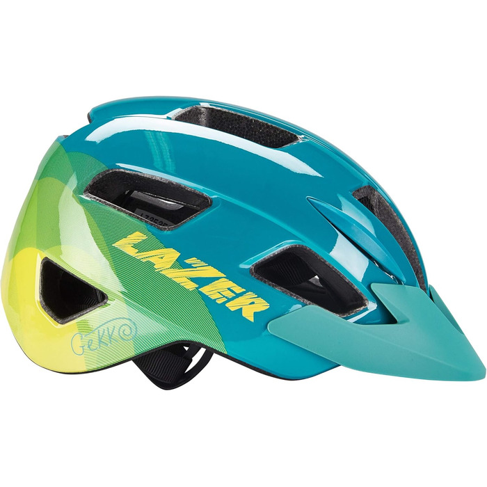 Дитячий велосипедний шолом Lazer Gekko з сіткою від комах, синій