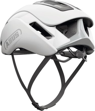 ABUS Шолом для шосейної їзди Gamechanger 2.0 - Аерошолом преміум-класу, білий (polar white), розмір L (57-61 см)