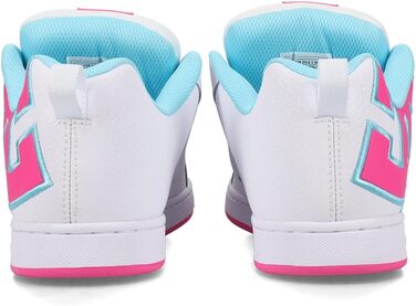 Жіночі кросівки DC Shoes Court Graffik, 39 EU, білий, рожевий, блакитний