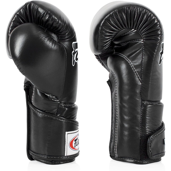 Боксерські рукавички Fairtex BGV6 для спарингу, чорні, 12oz