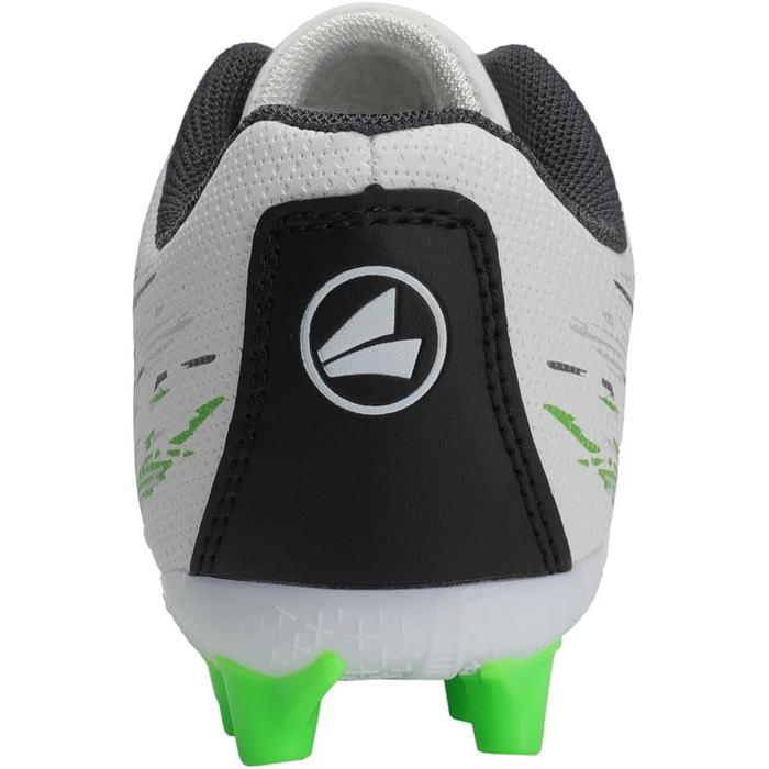 Дитячі футбольні бутси JAKO Stepover (37 EU, білий, неоновий зелений)