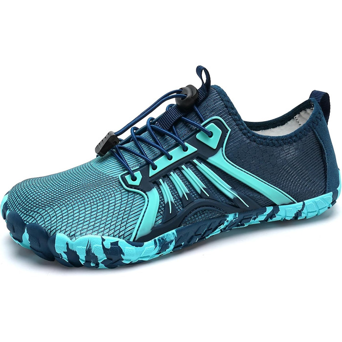 Дитячі шкарпетки-тапочки IceUnicorn для ходьби та пляжу (28 EU, блакитно-зелені)