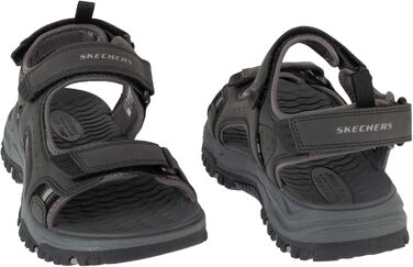Чоловічі сандалі Skechers Prewitt Rigdon Sports, 43 EU, чорний, синтетика