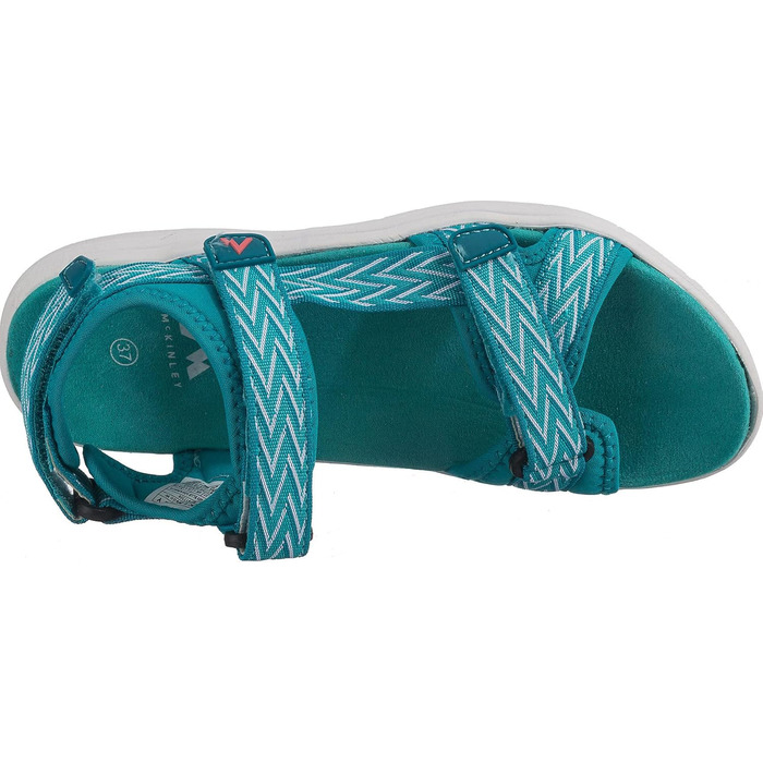 Трекінгові сандалії McKinley для жінок, розмір 42 EU, вузька колодка, блакитний, білий