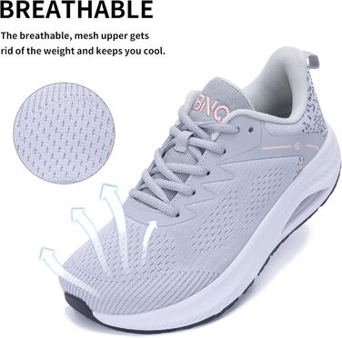 Жіночі трекінгові черевики MAFEKE з широкою передньою частиною для плоскостопості, підтримкою склепіння стопи, ортопедичні, широкі, спортивні, для тенісу, бігу, кросівки для жінок, розміри 39-45, колір рожево-сірий