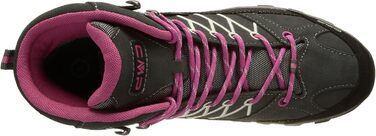 Черевики трекінгові жіночі CMP Rigel Mid WP, сіро-фуксія-айс, 43