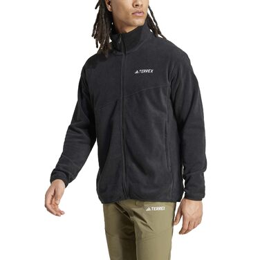 Чоловіча флісова куртка-світшот adidas Terrex Multi Full Zip, чорна, розмір L