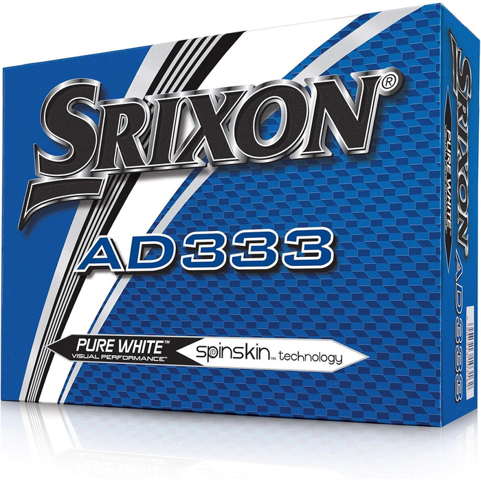 М'ячі для гольфу Srixon AD333, 12 шт, версія 2017/18