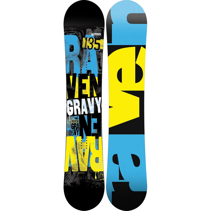 Сноуборд RAVEN Gravy Junior + кріплення MP Junior Black XS/S, 120 см